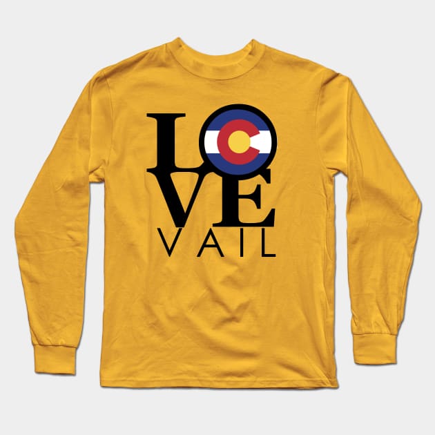 LOVE Vail Colorado Long Sleeve T-Shirt by HomeBornLoveColorado